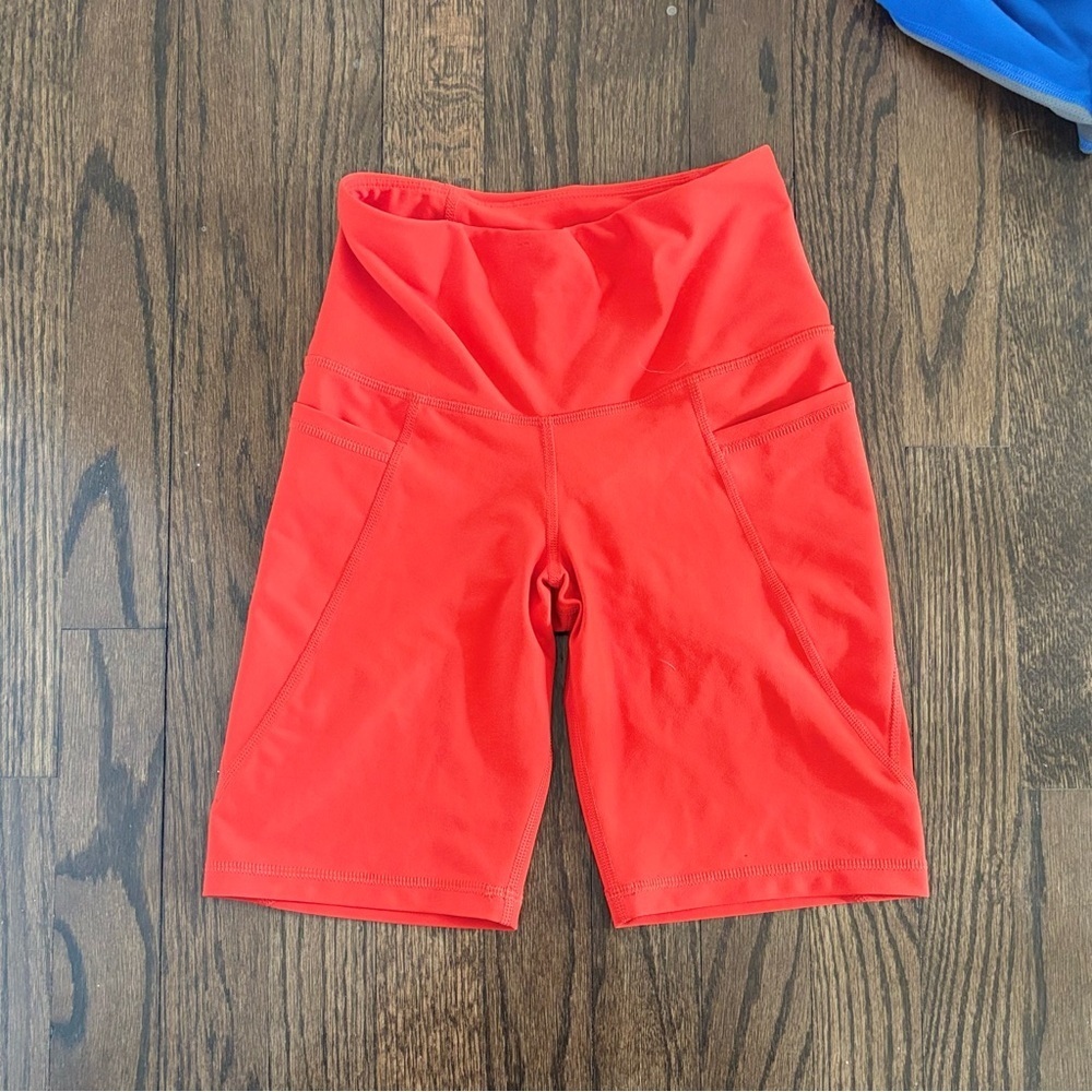 Women's Old Navy Red High-Waisted Shorts - Picture 2 of 6